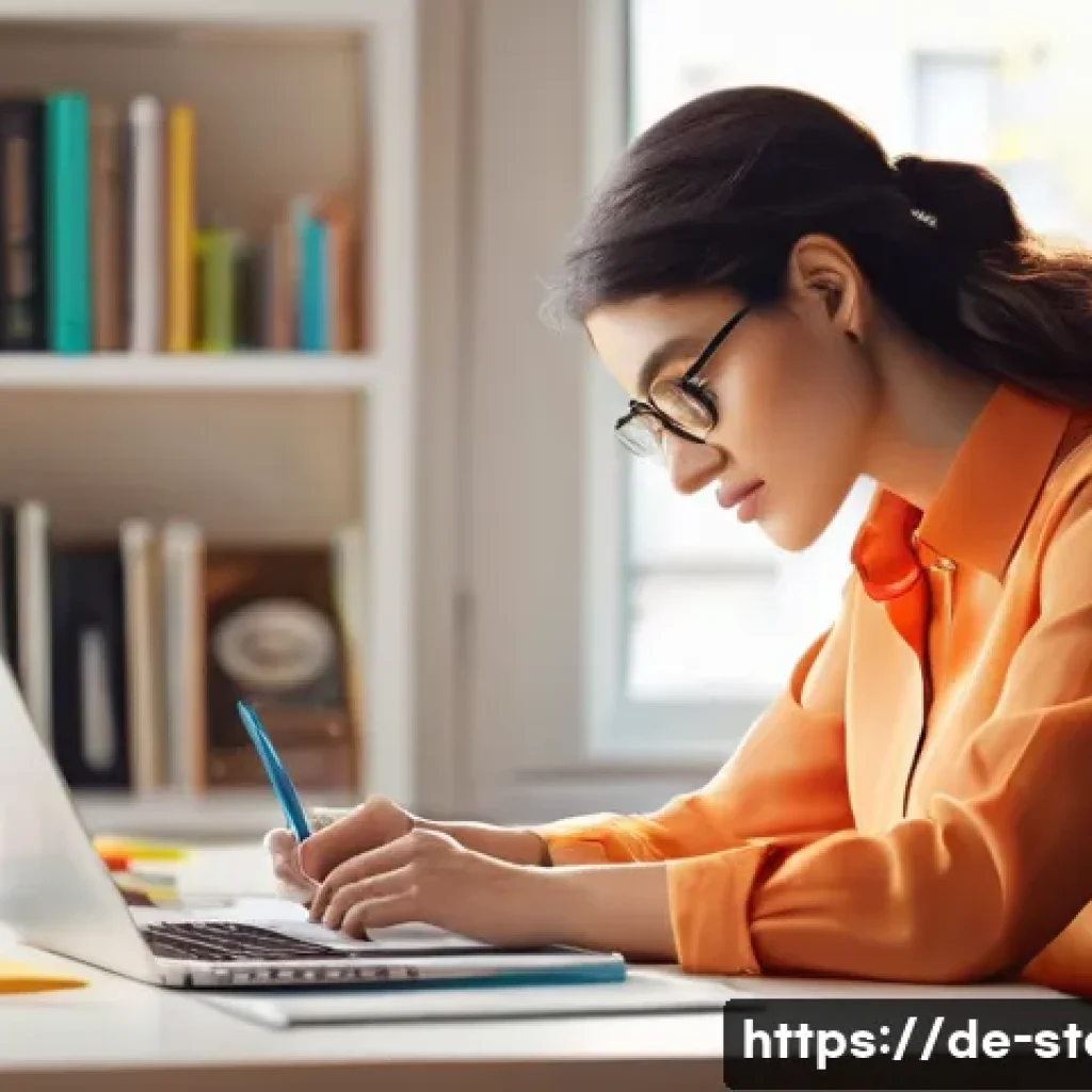 스토리텔러 직무 만족도 조사 - **Prompt 1: The Passionate & Versatile Storyteller at Work**
    "A young, female storyteller, with ...