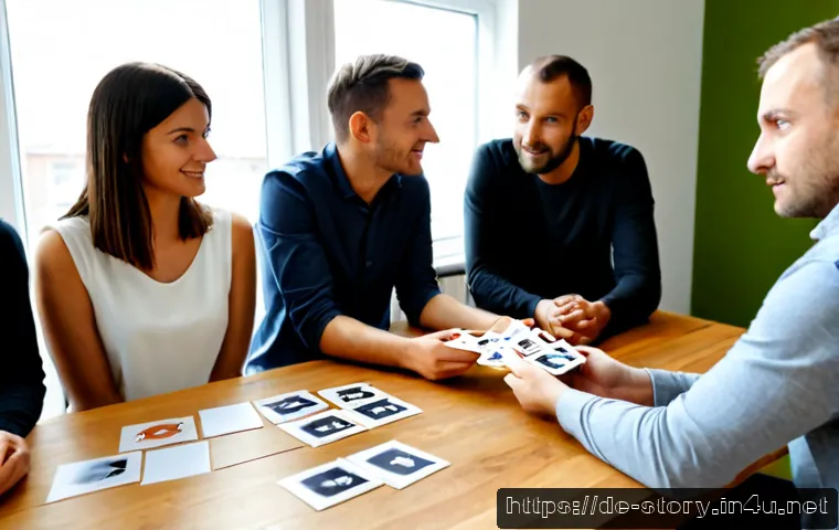 스토리텔러와 협업이 중요한 이유 - Photorealistic creative collaboration in a bright modern Berlin studio, a professional storyteller p...
